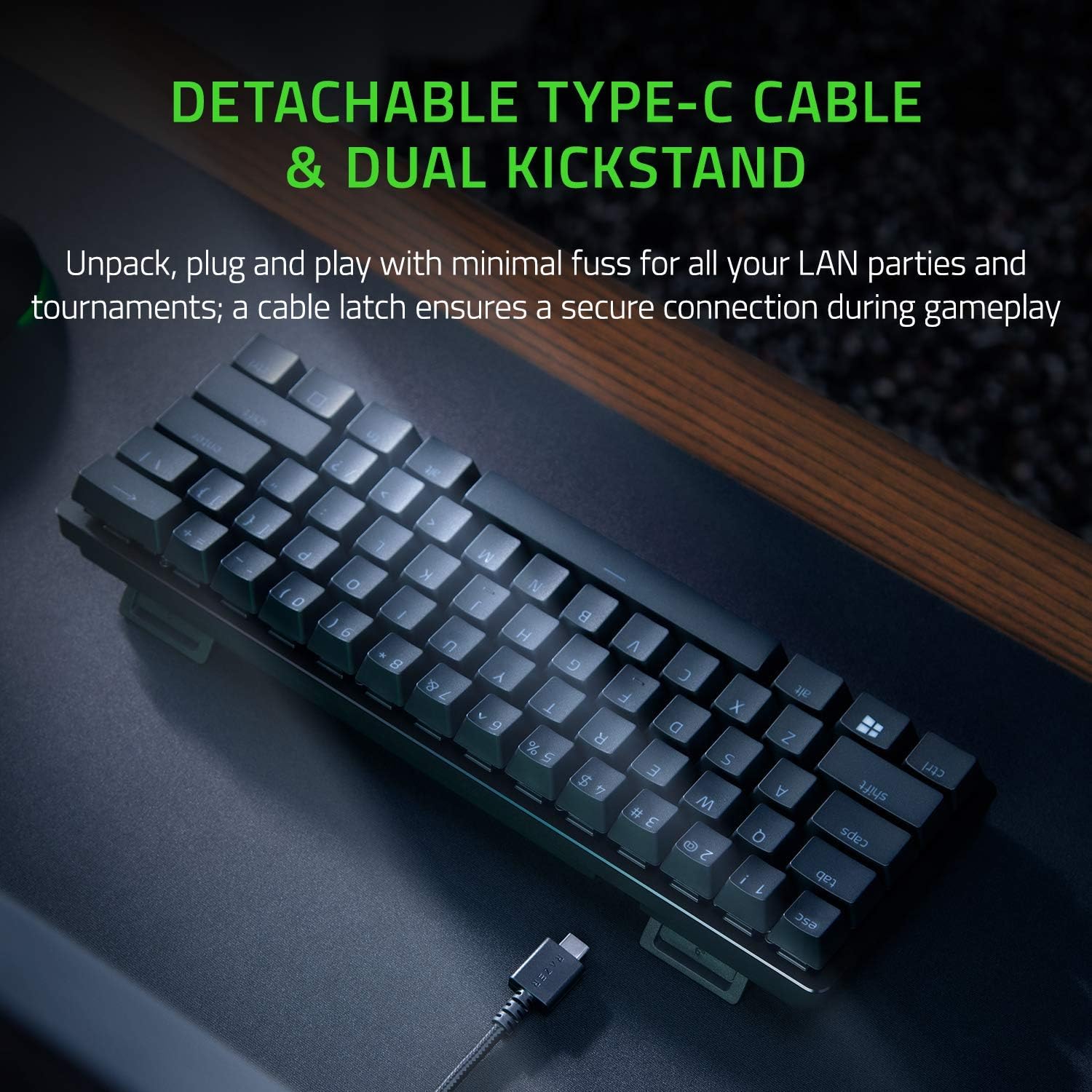 Razer Huntsman Mini Clicky Optical Switch Gaming Keyboard with RGB Chroma Backlighting (Renewed)
