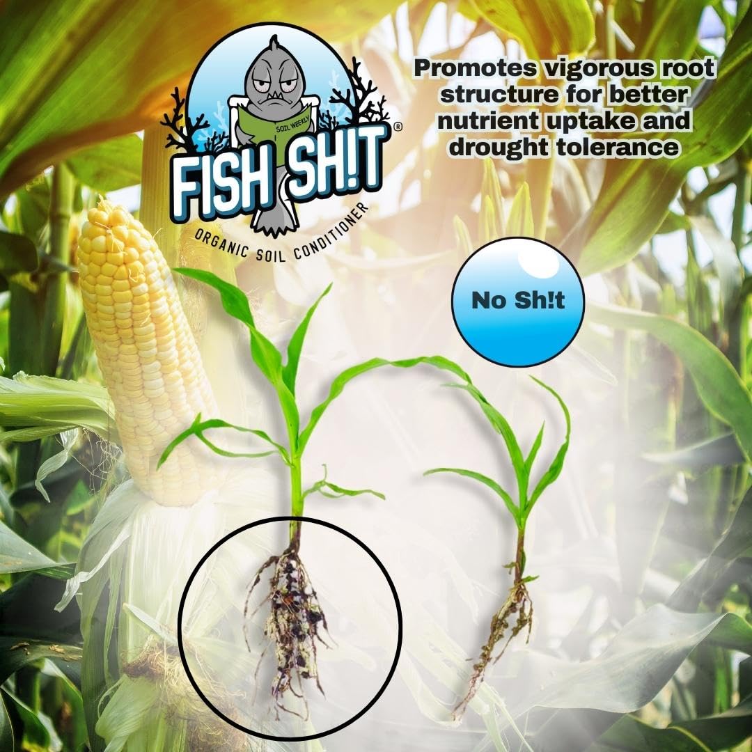 Fish Head Farms Organic Soil Conditioner - Organic Fertilizer for Increased Yield and Flavor - Plant Fertilizer, Plant Nutrients for Soil, Soilless, Hydroponic Farming - Garden Fertilizer - 10L