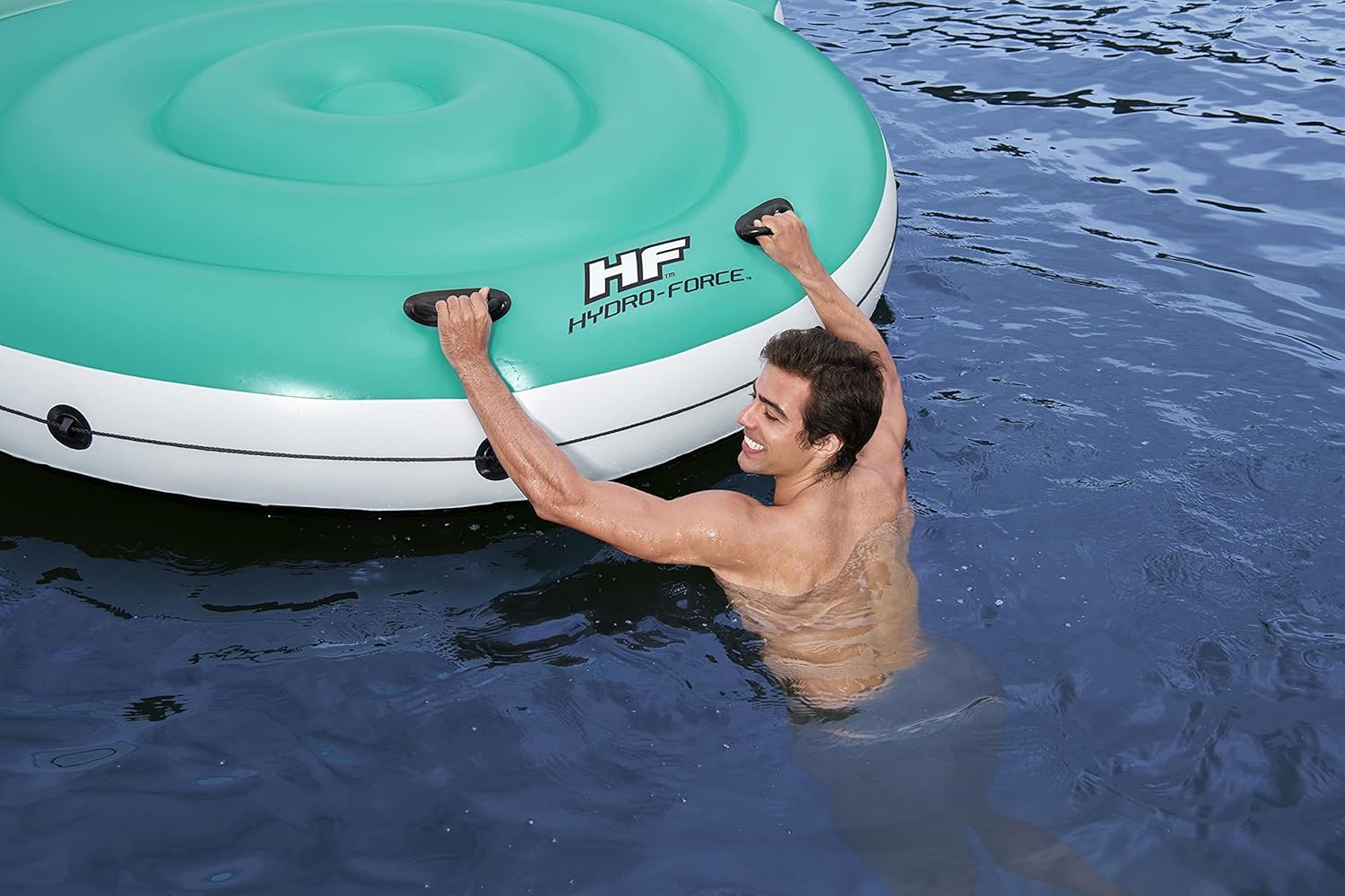 Bestway Hydro-Force Kick Back 5-Person Inflatable Party Island 9’