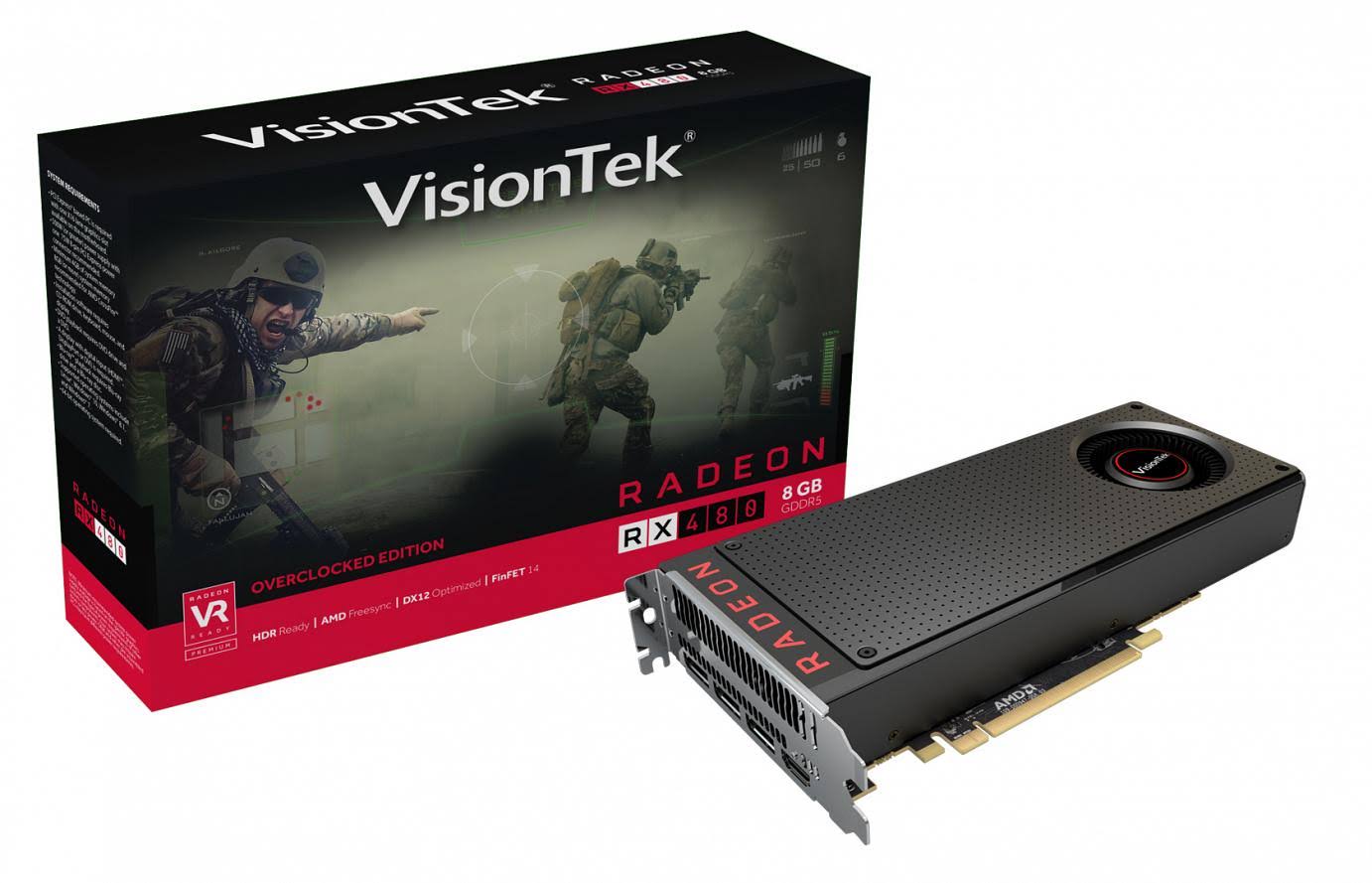 Visiontek 900898 Radeon RX 480 8GB GDDR5 VT