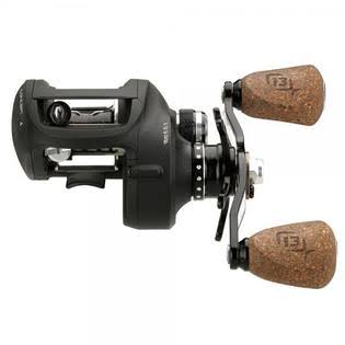 13 Fishing Concept A 7.3:1 Left Hand Casting Reel, Black