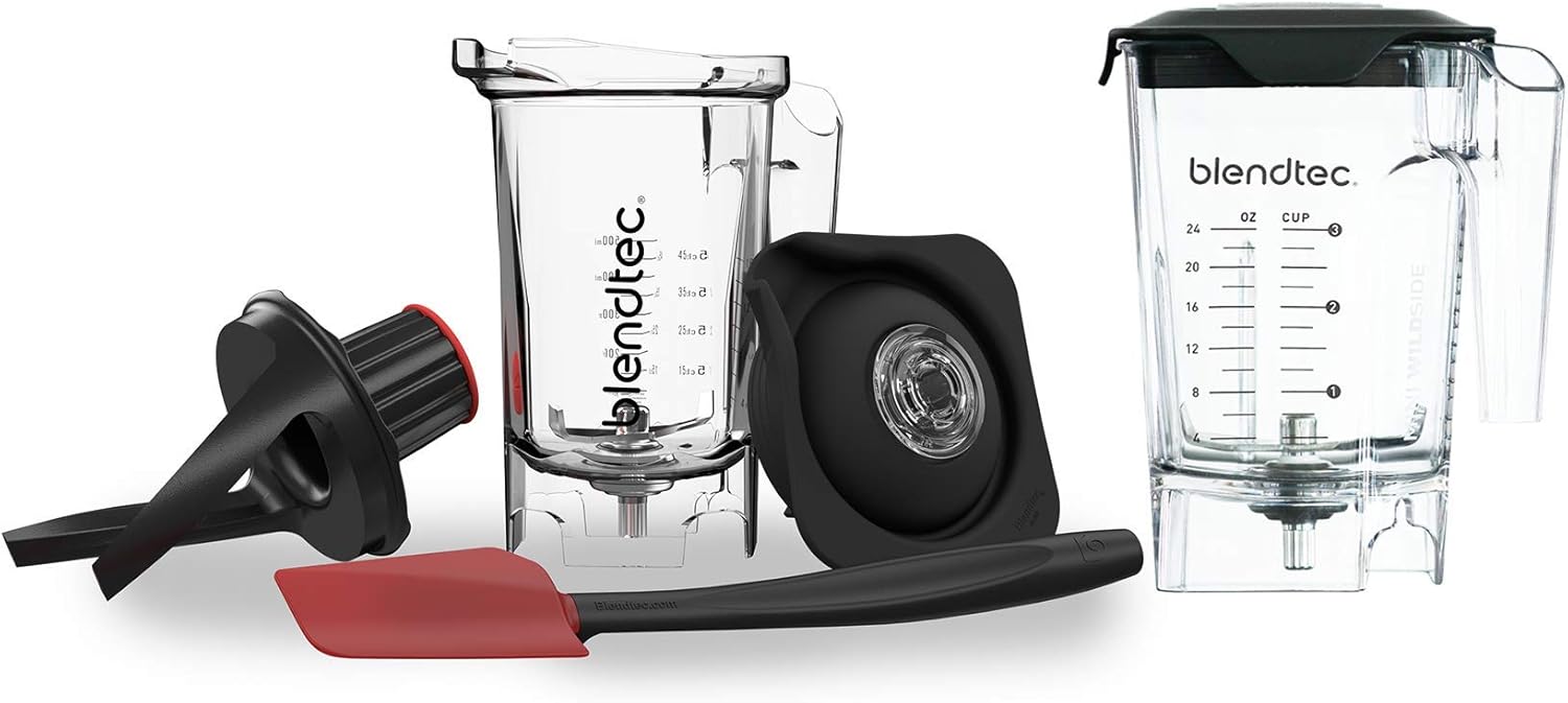 Blendtec 46 oz Mini WildSide+ and 37 oz Twister Bundle - Blender Jars Compatible with Blendtec Blenders
