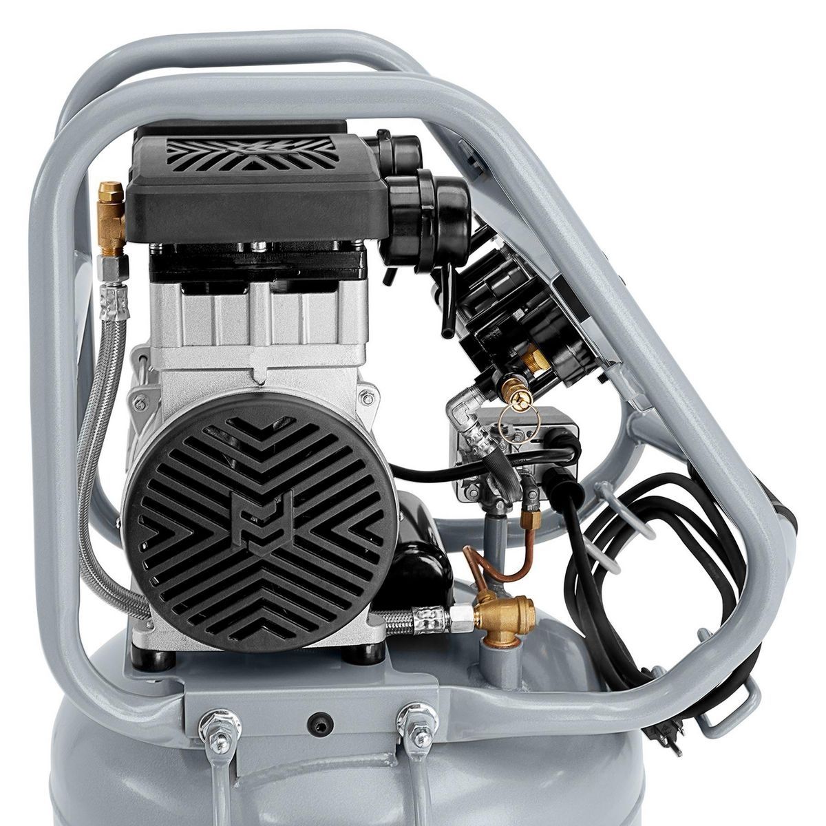 FORTRESS 26 Gallon, 175 PSI Ultra Quiet Oil-Free Vertical Shop/Auto Air Compressor