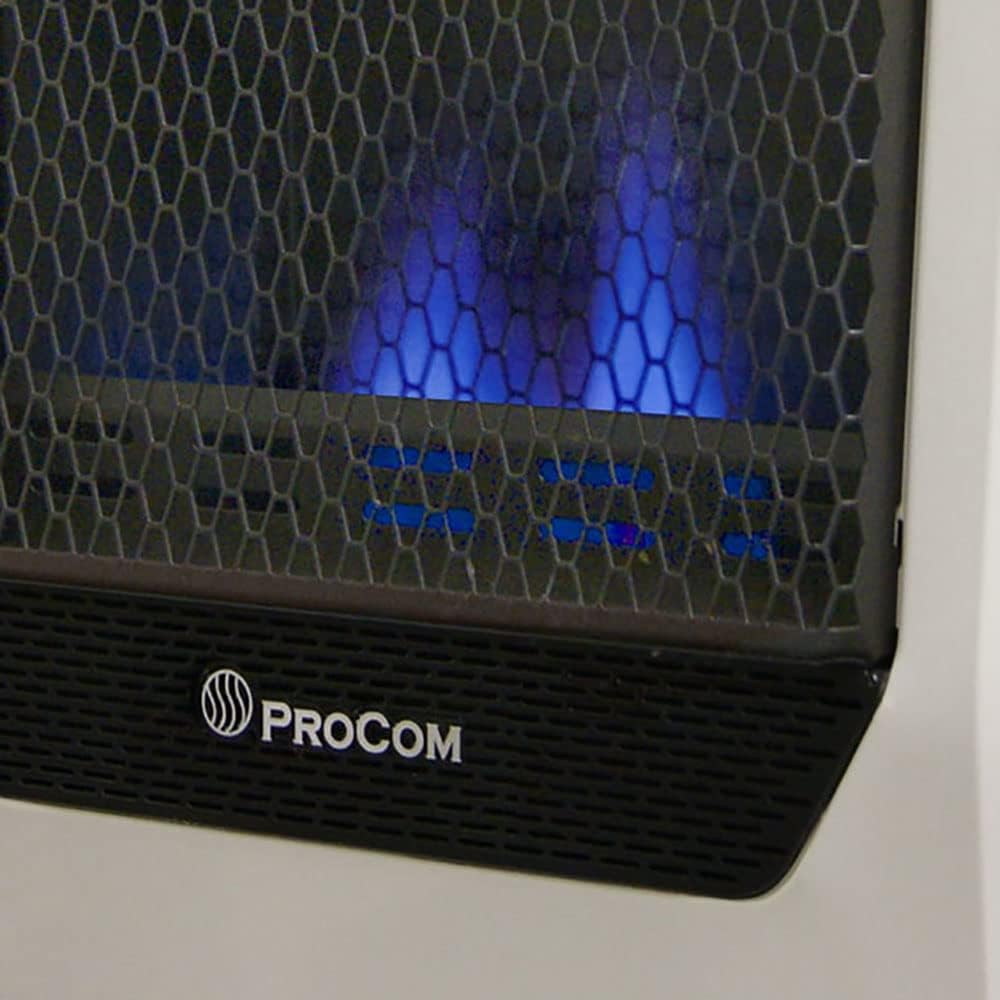 PROCOM HEATING Ventless INC MGH10BF 10,000 BTU Dual Fuel Blue Flame Gas Wall Heater, Medium, White