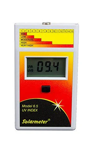 Solarmeter Model 6.5 UV Index Meter - Measures 280-400nm with Range from 0-199.9
