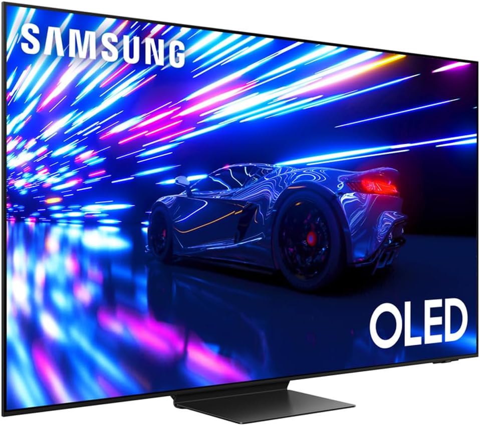 SAMSUNG QN55S95DAFXZA 55 inch HDR OLED Smart TV 2024 (Renewed) Bundle with 2 YR CPS Enhanced Protection Pack