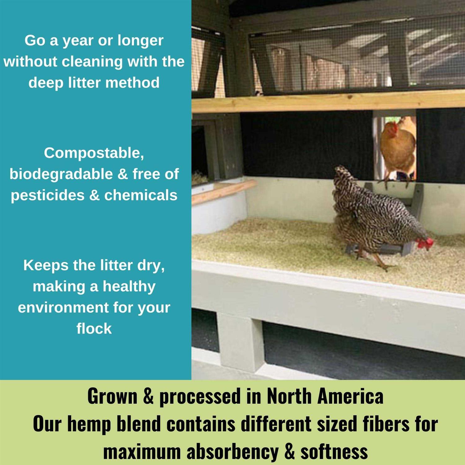 Carolina Coops Hemp Poultry Bedding - Pet Supplies online store