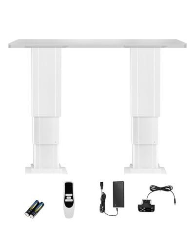 VEVOR Electric Lifting Column System, 176 lbs Lift Table, 14.2-31.1 in Height Range, Three-Stage Adjustable Desk Column, Telescopic Table Leg, Comes with Power-Supply Option to Control up/Down Motion