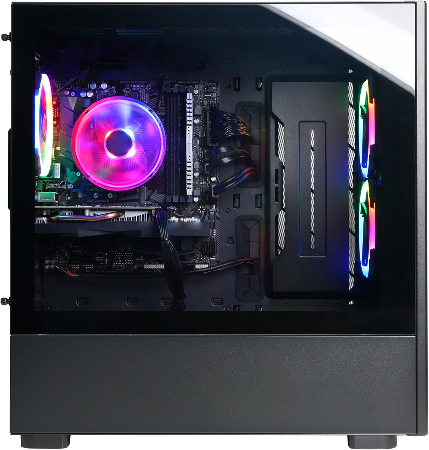 CyberPowerPC Gamer Master Gaming PC, AMD Ryzen 7 8700G 4.2GHz, GeForce RTX 4060 8GB, 16GB DDR5, 2TB PCIe Gen4 SSD, WiFi Ready & Windows 11 Home (GMAI5200A)