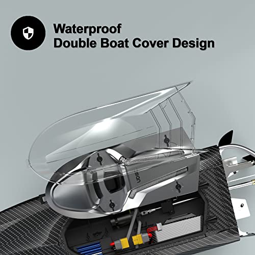 Cheerwing 25" RC Brushless 30 MPH High Speed Boat Large Racing Remote Control Boat for Adults and Kids