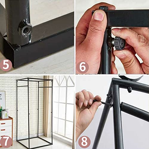 YUYI Clothing Store Fitting Room, Portable Simple Changing Room with Shading Curtain, Foldable Privacy Protection Dressing Room for Fashion Photoshoots Private Space, 5 Colour Stable Durable (Color