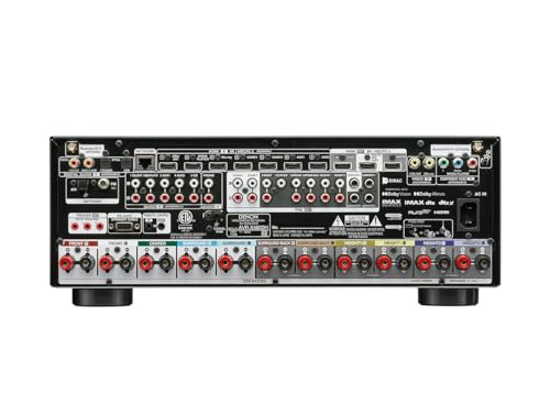 Denon AVR-X3800H 9.4-Ch Receiver - 8K UHD Home Theater AVR (105W X 9) Built-in Bluetooth, Wi-Fi & HEOS Multi-Room Streaming, Dolby Atmos, DTS:X, IMAX Enhanced & Auro 3D