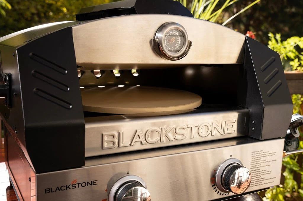 Blackstone Pizza Oven Outdoor, Portable Propane Pizza Oven with Pizza Peel, Pizza Cutter, and Wholesalehome Gloves and Cloth