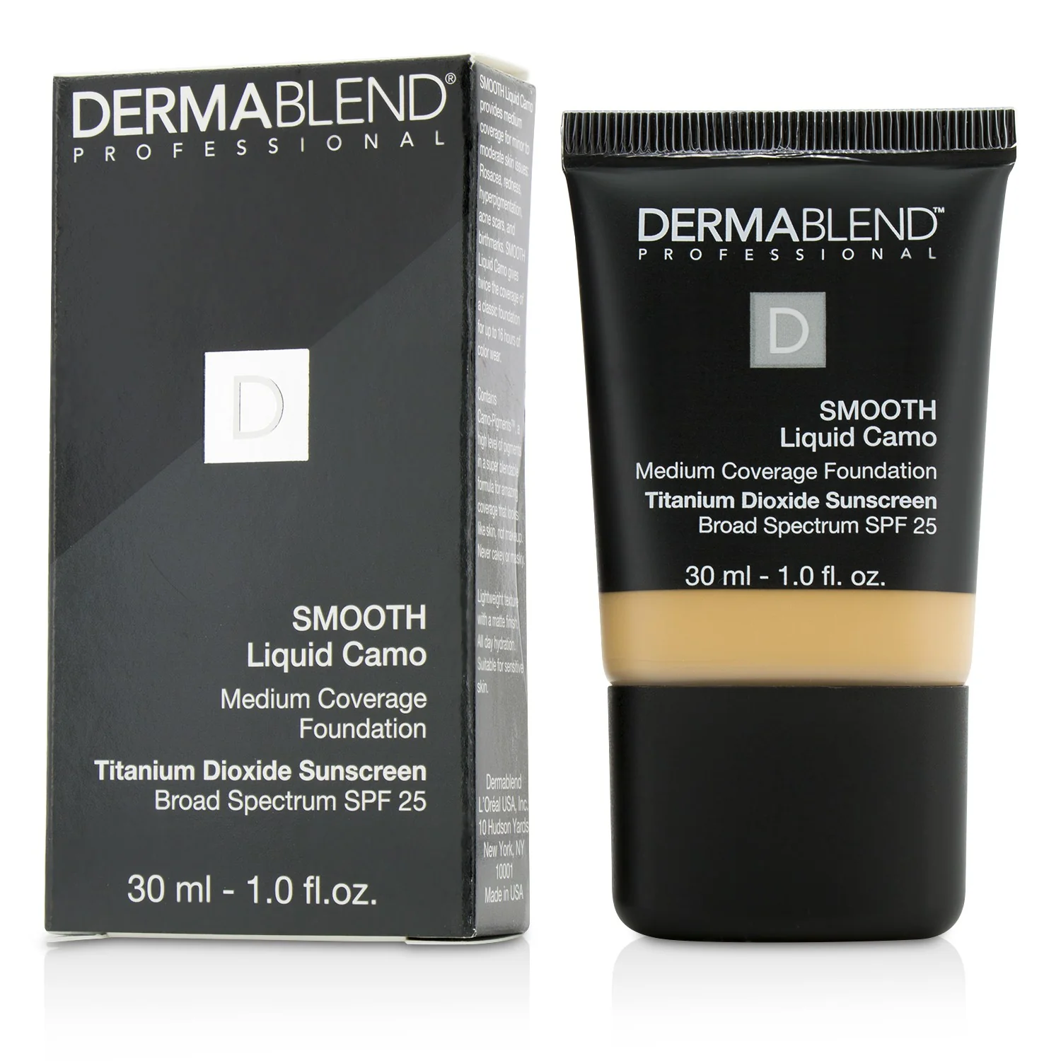 Dermablend Smooth Liquid Camo Foundation SPF 25 (Medium Coverage) - Bisque (30W)  30ml/1oz