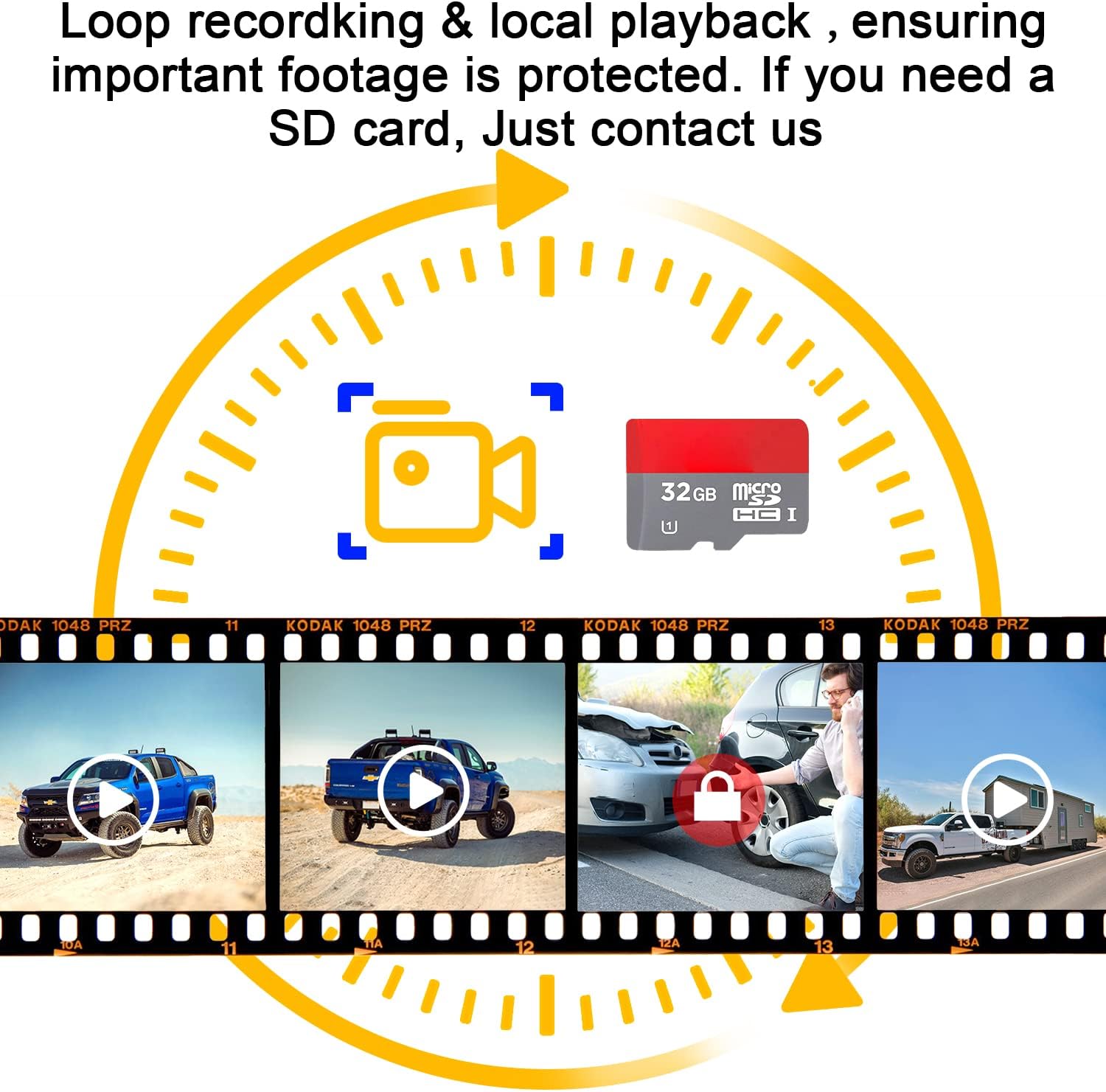 AMTIFO A7 HD 1080P Digital Wireless Backup Camera with 7 Inch DVR Monitor Newest Version High-Speed Rear View Observation System Stable Signals for RVs,Trucks,Trailers,5th Wheels IR Night Vision
