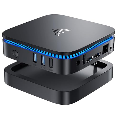 KAMRUI Mini PC, AK1 Plus, 12th Gen N95 Processor (Up to 3.4GHz), Mini Desktop Computers 16GB DDR4 1TB SSD Support 4K UHD, LAN, WiFi/BT 4.2, Micro Tower for Business, Office, Home Server