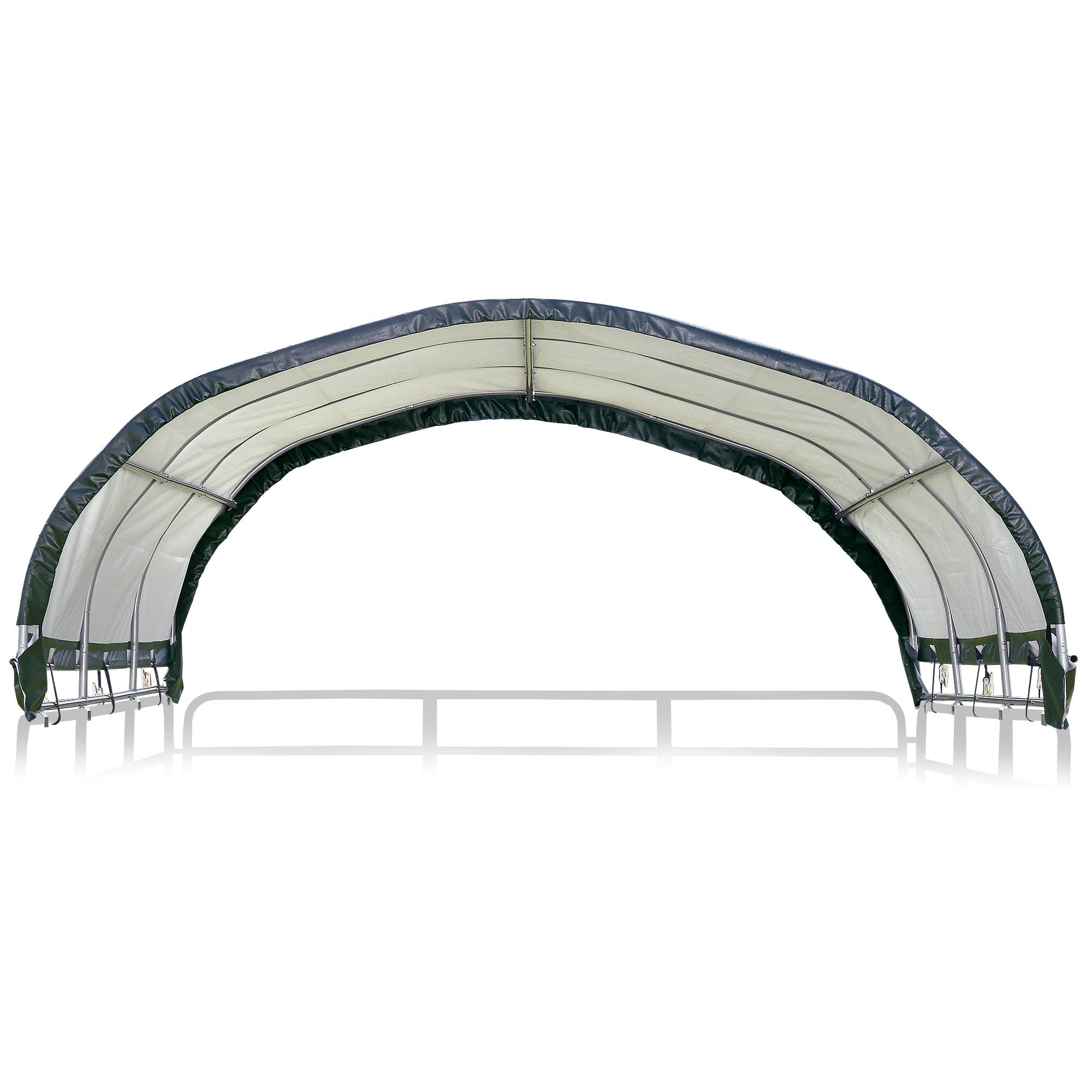 ShelterLogic Round Corral Shelter Cover, Green