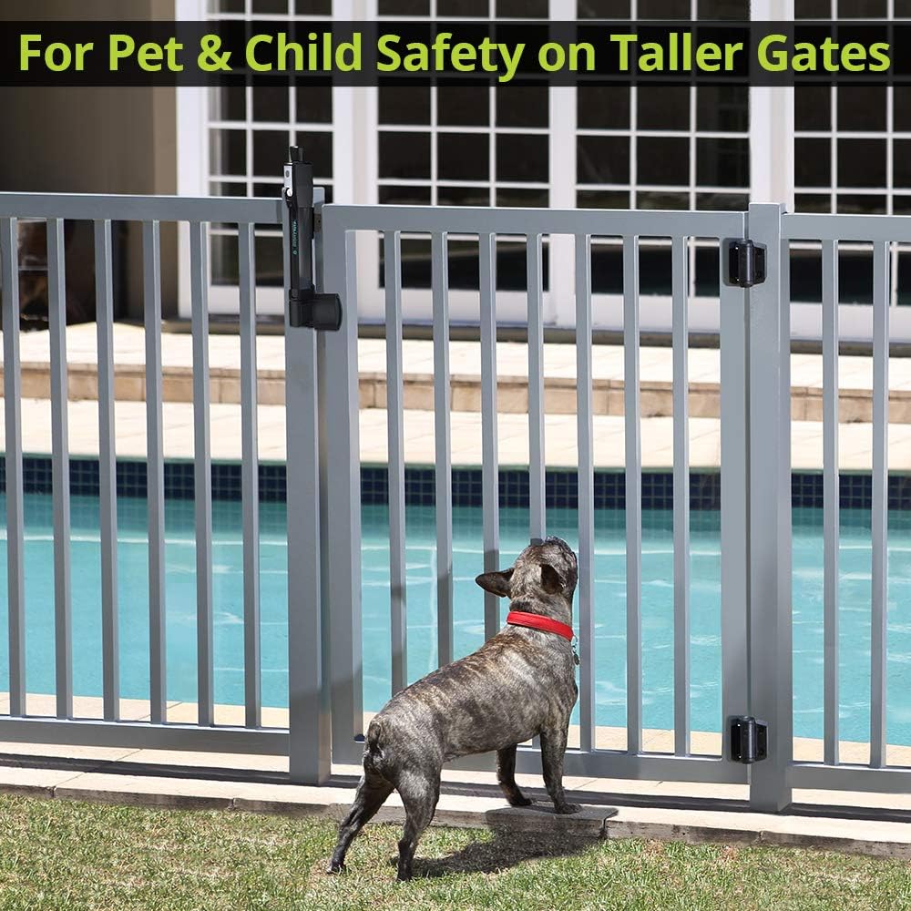 D&D Technologies ML3VPKA MagnaLatch Vertical Pull, Child & Pet Safety Magnetic Gate Latch and Lock, for Any Square Gate
