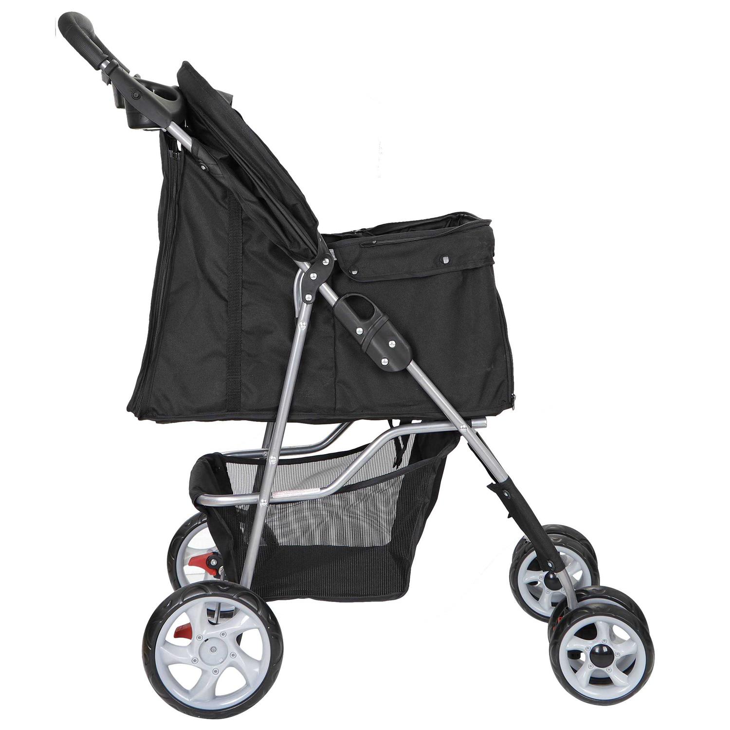 ZENY 4 Wheel Foldable Dog Pet Stroller - Pet Supplies online store