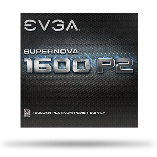 EVGA Supernova 1000 P3, 80 Plus Platinum 1000W, Fully Modular, Eco Mode with FDB Fan, Includes Power ON Self Tester, Compact 180mm Size, Power Supply 220-P3-1000-X1