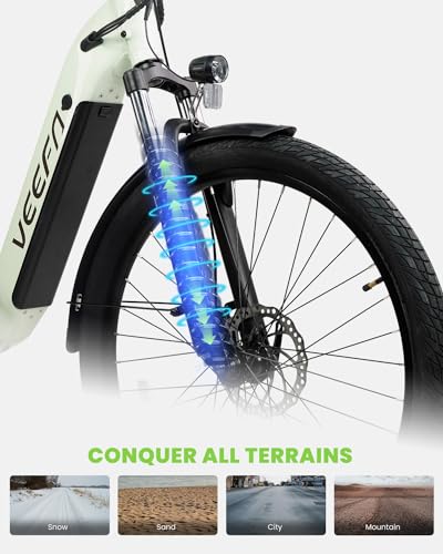 X2 Electric Bike for Adults 27.5” Ebike 20Mph Power by 750W Peak Motor 80 Miles Max Range by 48V Built-in Removable Battery, 5 Pedal-Assist Levels, E Bike Suitable for Commuting
