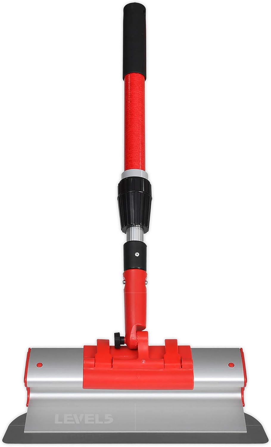 LEVEL5 Skimming Blade Combo, 10 Blade + 40 - 67 Extension Handle | Smoothing/Knockdown Drywall Knife | Extruded Aluminum & European Stainless Steel Construction | High-Impact End Caps | 5-422