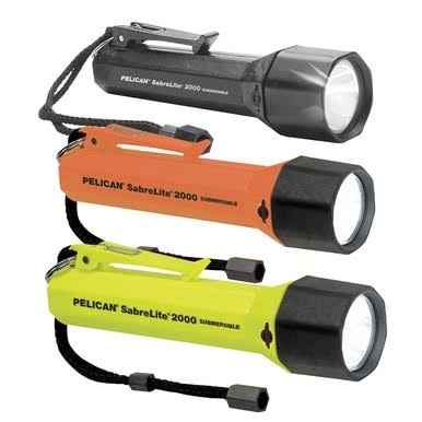 Pelican 2000 SabreLite Flashlight - Yellow