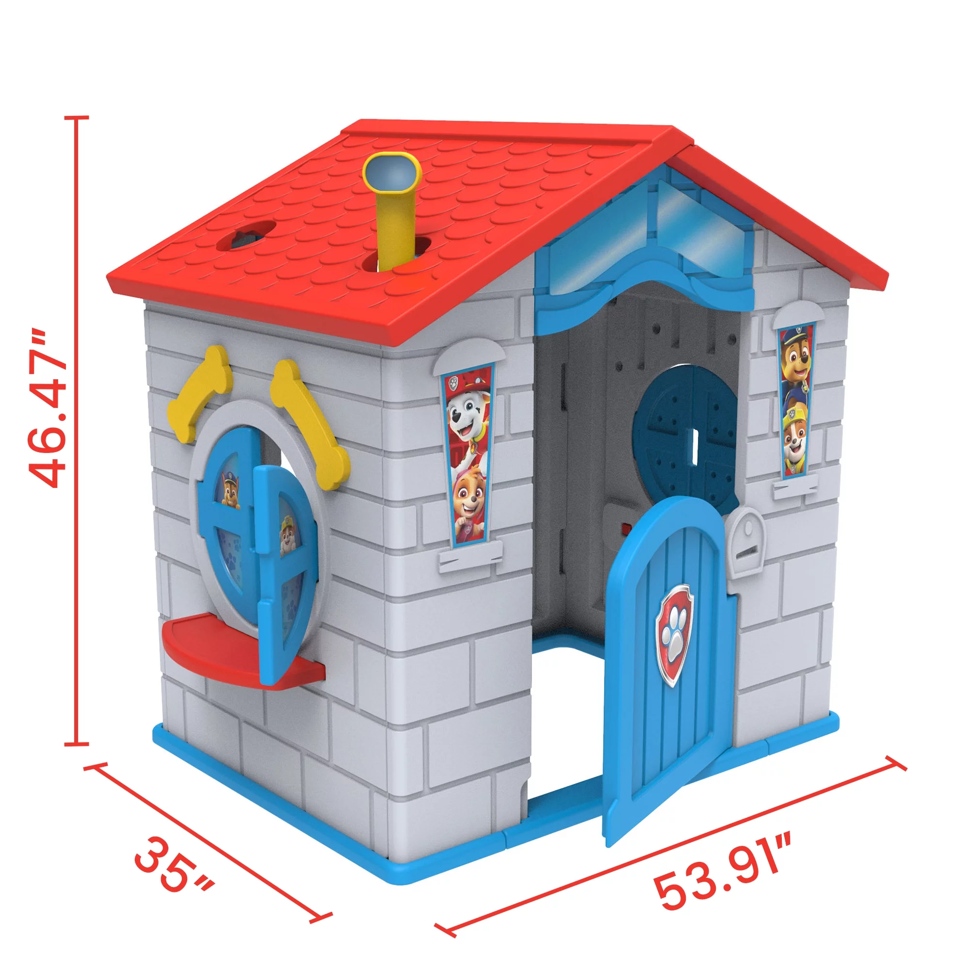 Nick Jr. PAW Patrol Plastic Indoor,Outdoor Playhouse with Easy Assembly