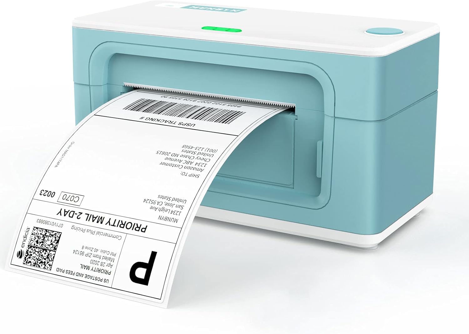 Pink Label Printer, MUNBYN 4x6 Thermal Label Printer for Shipping Packages & Small Business, Desktop Label Printers Compatible with USPS, UPS, FedEx, Shopify, Amazon, Ebay, etc