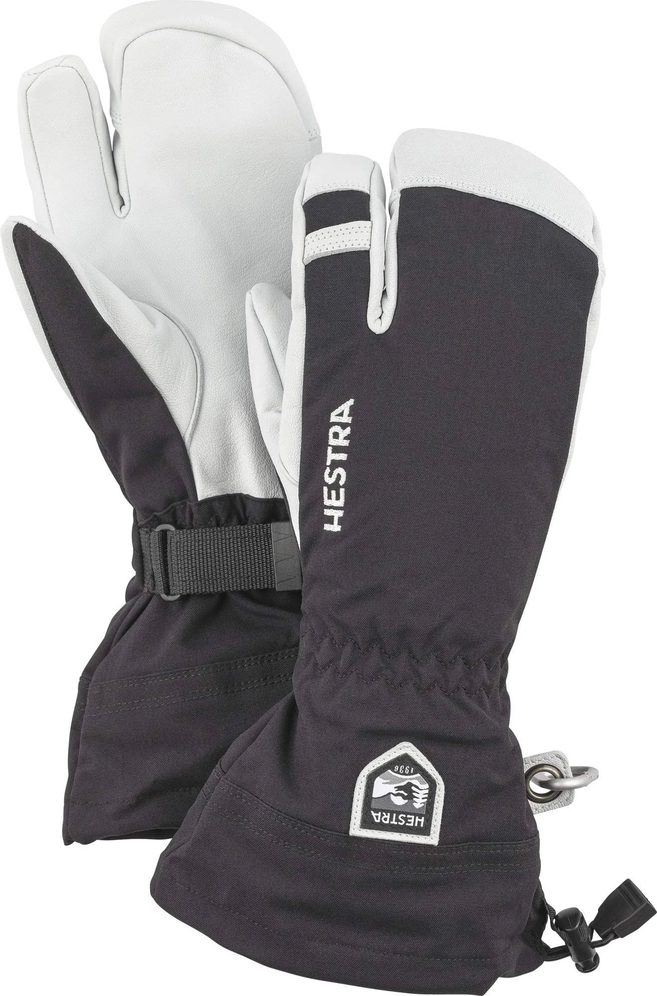 Hestra Army Leather Heli Ski - 3 Finger Black 12