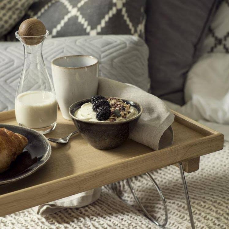 Sagaform Oak Bed Tray with Folding Legs