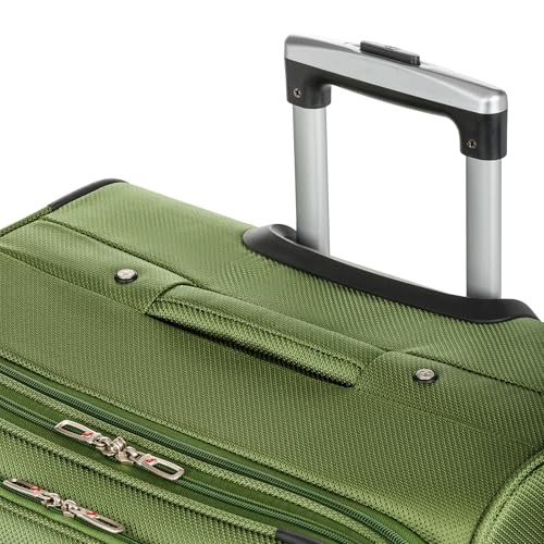 SwissGear Sion Softside Expandable Luggage, Black, Checked-Large 29-Inch