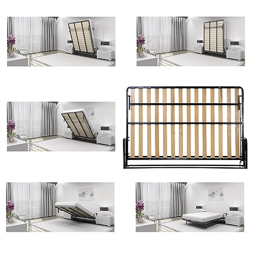 Horizontal Classic Twin 38" x 75" Wall Bed Kit, Murphy bed, Pull-Out bed, Foldaway bed, Hidden bed, Space Saving bed, Guest bed, Box bed, Cube bed, Wallbed