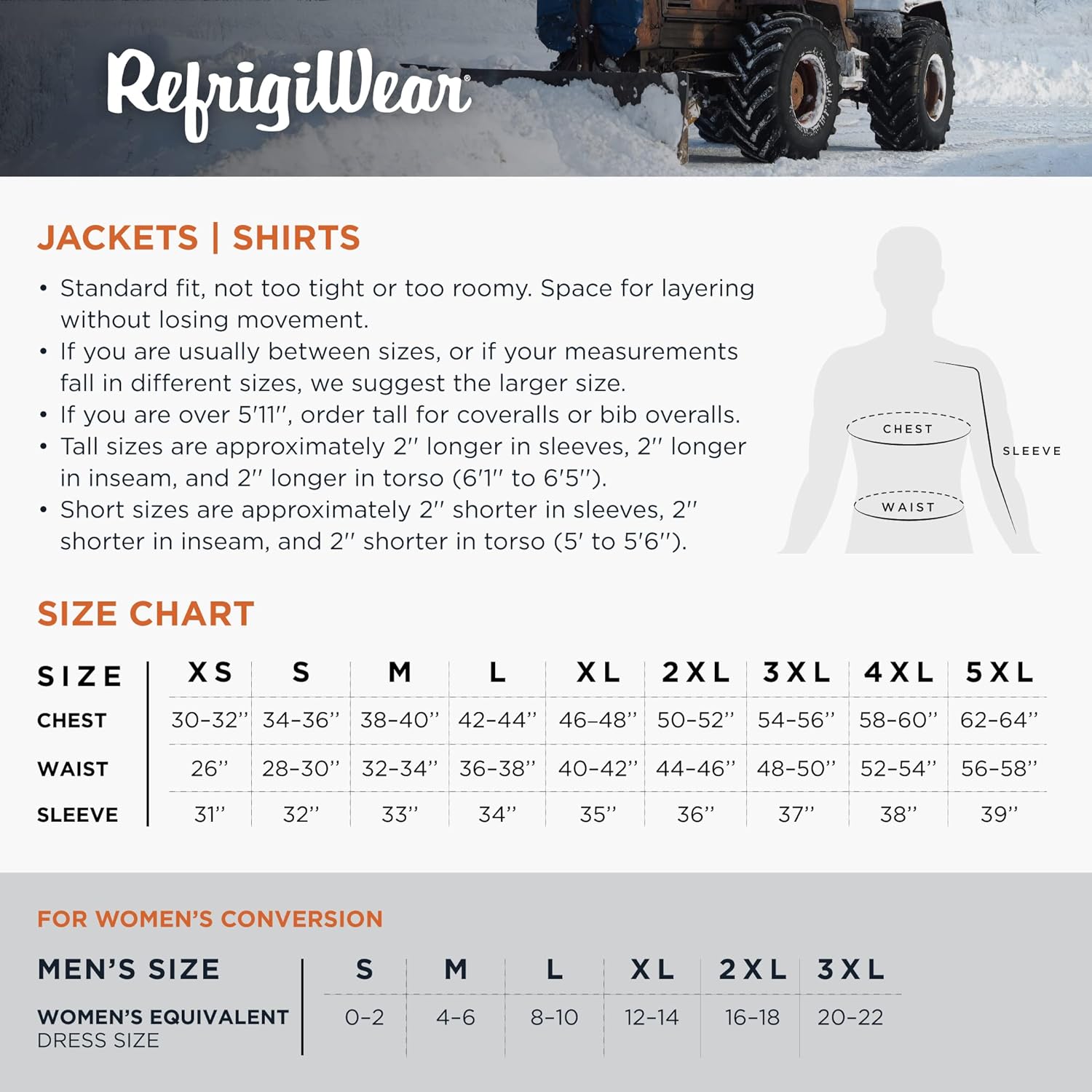 RefrigiWear Extreme Hooded Insulated Jacket, Cold-Weather Jacket, -60&deg;F Comfort Rating