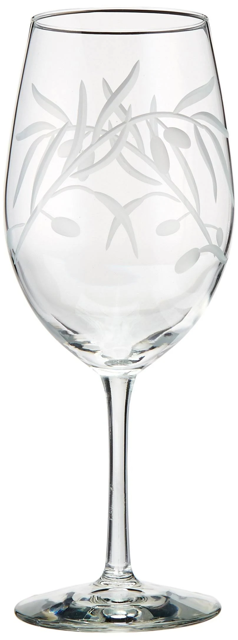 Rolf Glass Olive Branch 18 oz. Clear All Purpose Wine Glass (Set of 4)