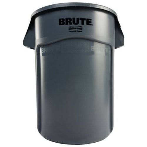 Rubbermaid Commercial FG264360GRAY Brute Vented Utlity Container, 44-Gallon, Gray
