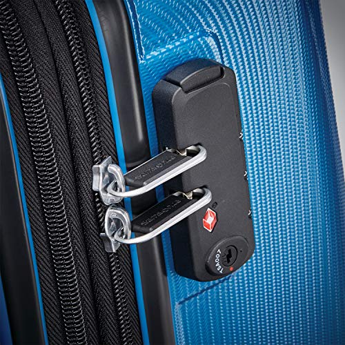 Samsonite Winfield 3 DLX Hardside Expandable Luggage with Spinners, Silver, Carry-On 20-Inch