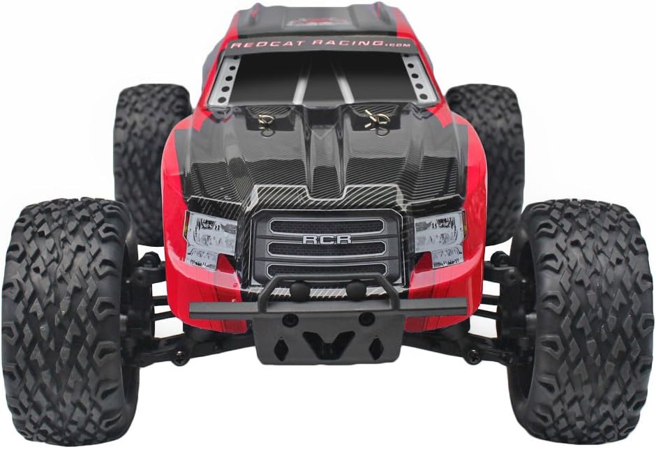 Redcat Racing Blackout XTE 1/10 Scale Electric Monster Truck with Waterproof Electronics, Red
