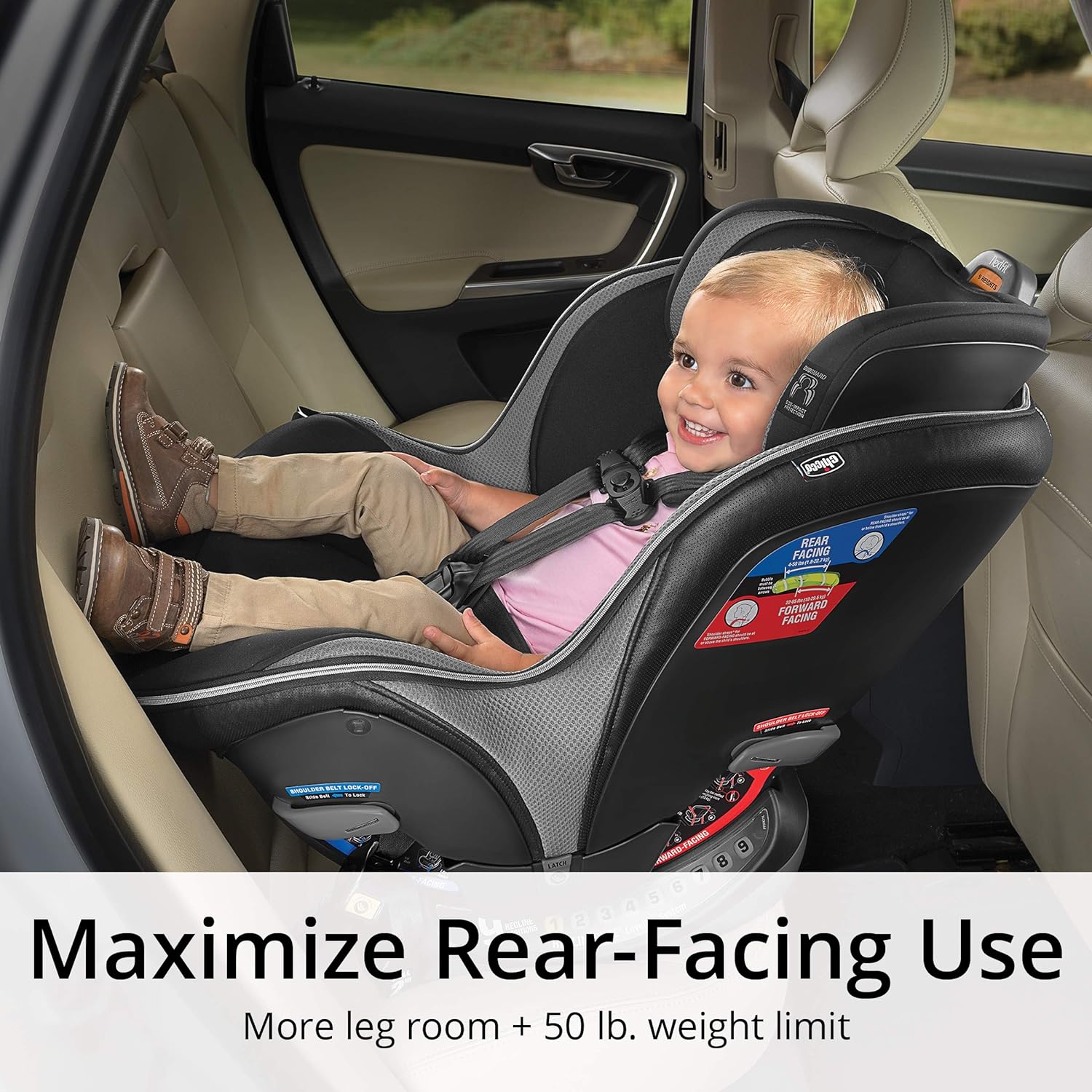 Chicco NextFit Max Zip Air Convertible Car Seat - Atmosphere