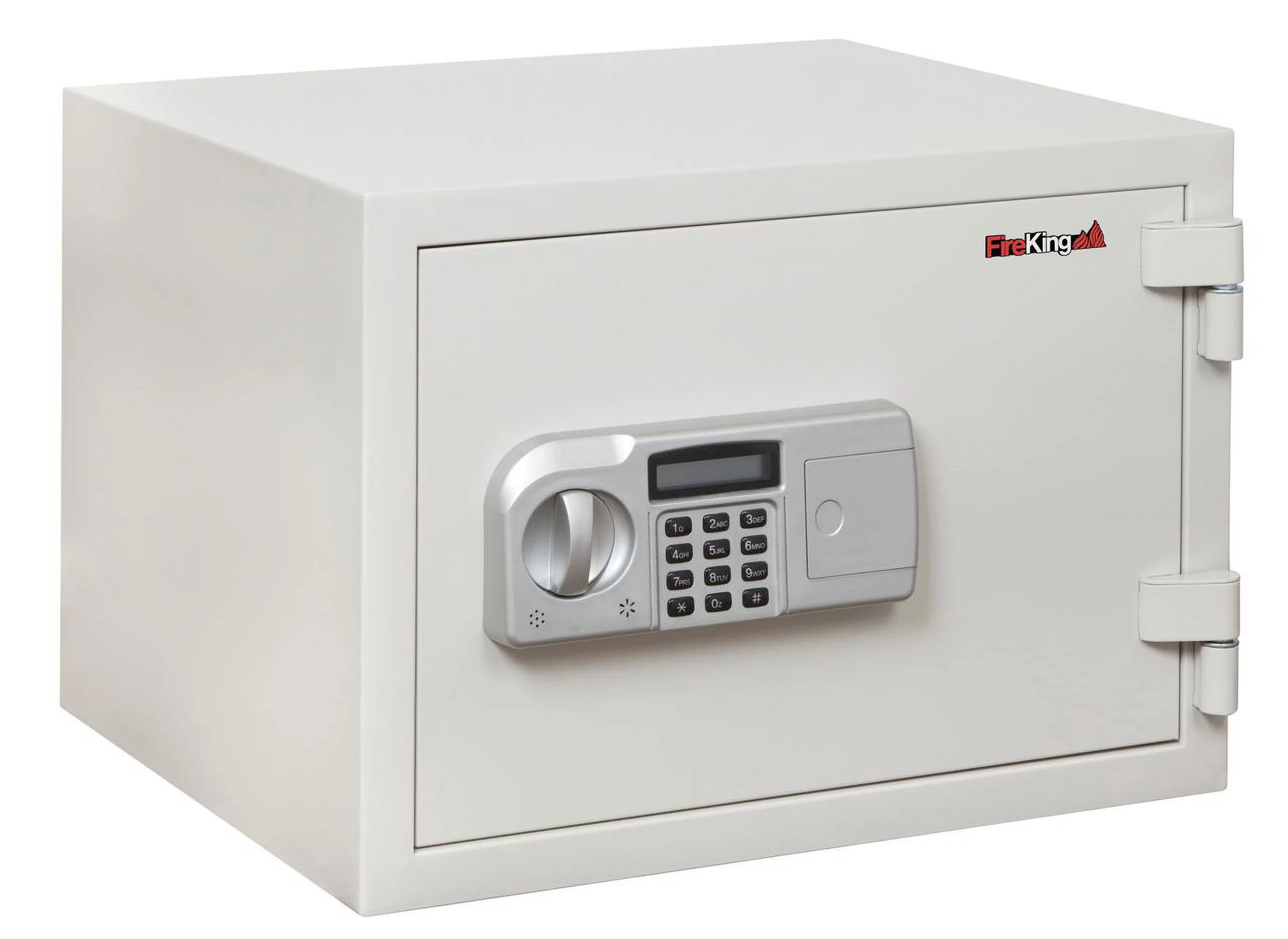 FireKing White 1-Hour Fire-Resistant safe with one tray