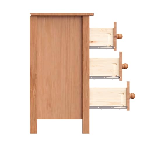 Nightstand Tall 3 Drawer Solid Wood Unfinished - Maximize space elegantly with This timeless tall bedroom side table