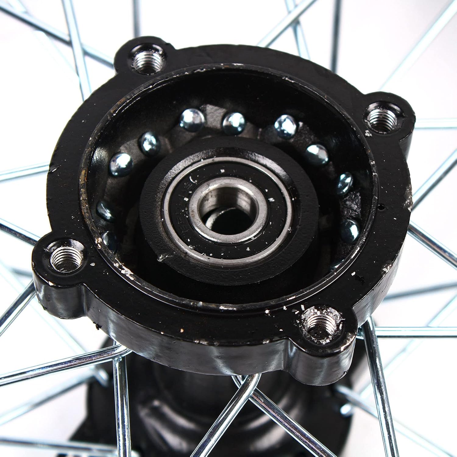 16in 90/100-16 Rear Tire Rim Wheel & Sprocket Tire Assembly for Dirt Pit Bike TTR125 KX100 CRF100
