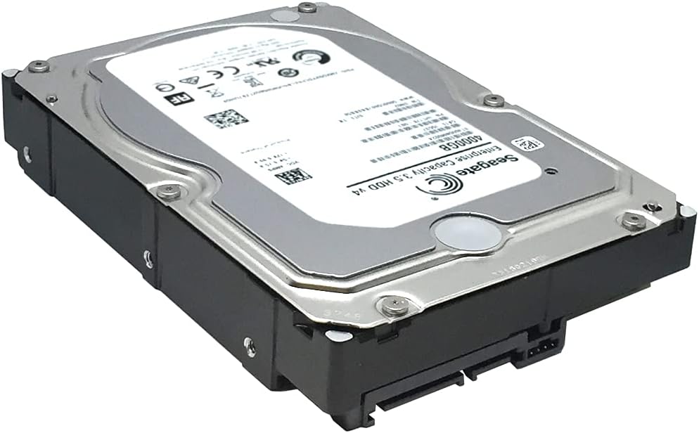 Seagate Enterprise Capacity ST4000NM0024 4TB 7200RPM 128MB Cache SATA 6Gb/s 3.5-inch Internal Hard Drive - 5 Year Warranty (Renewed)
