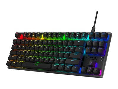 HyperX Alloy Origins Core Wired Gaming Mechanical Blue Switch Keyboard with RGB Back Lighting - Black - Each