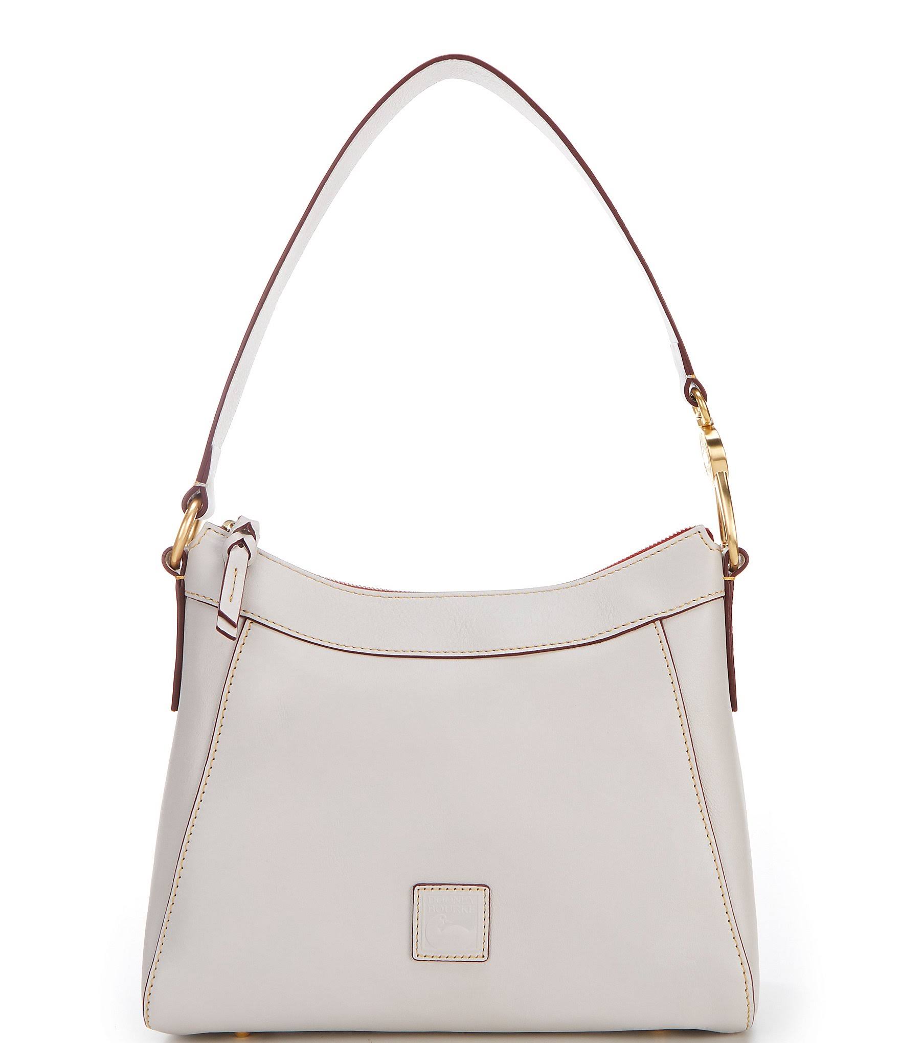 Dooney Bourke Florentine Collection Large Cassidy Hobo Bag - Ecru