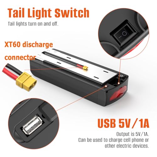 ebike battery 52V 72V 20AH 25AH 28.8AH large range waterproof lithium battery with Rack, charger, USB port for 3000W -2000W -1500W Ebike conversion kit