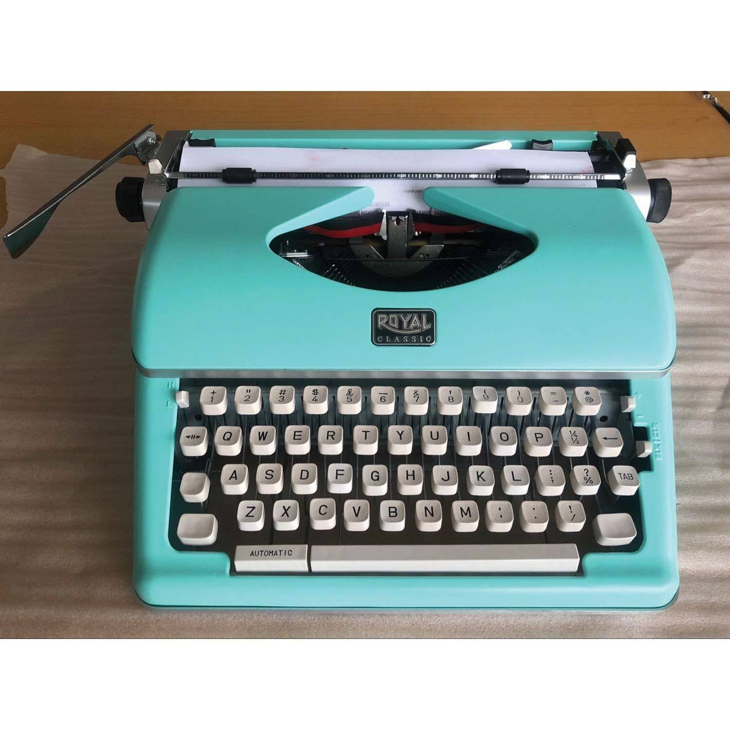 Royal Classic Manual Typewriter (Mint Green)