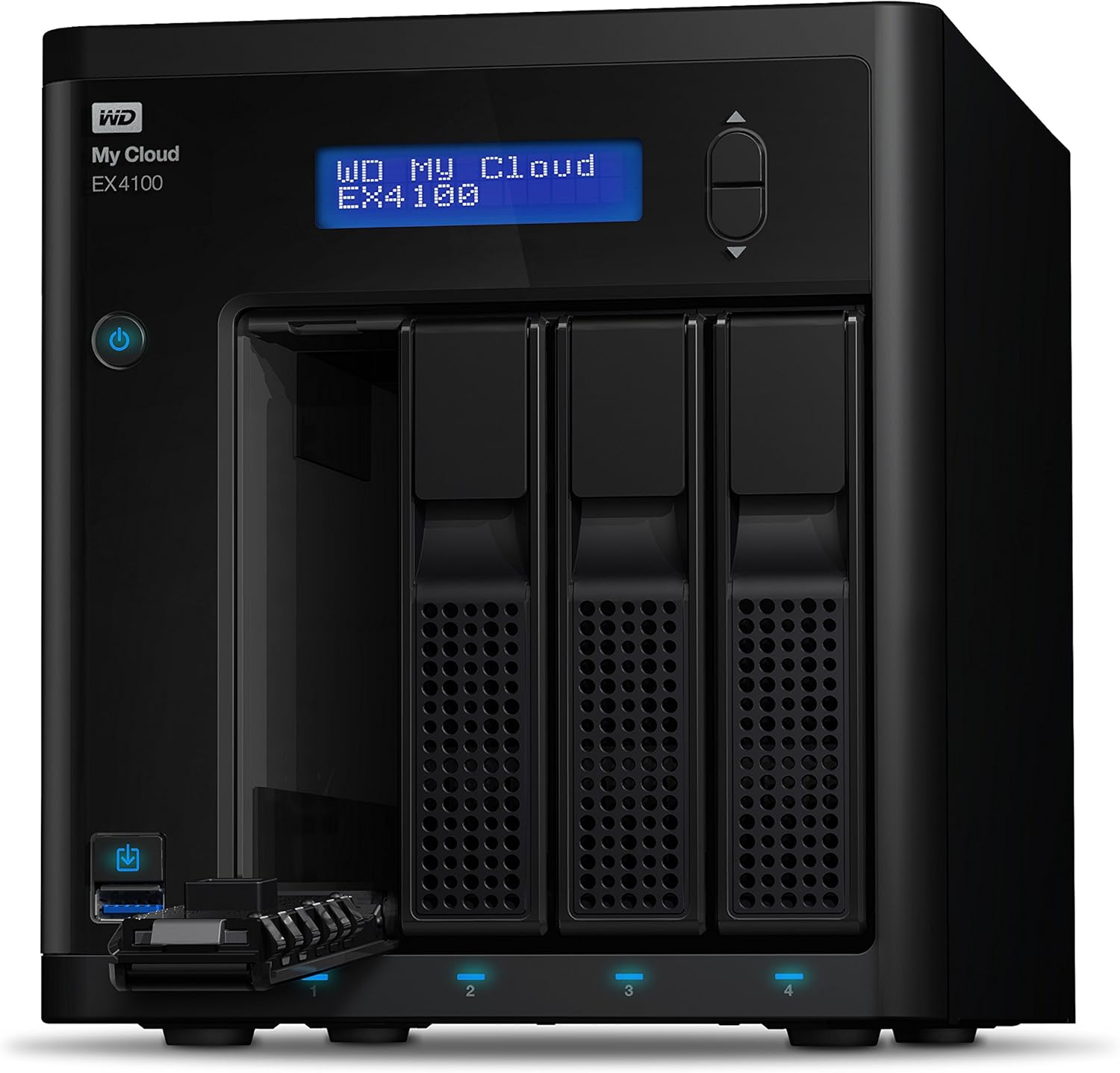WD 24TB My Cloud EX4100 Expert Series 4-Bay Network Attached Storage - NAS - WDBWZE0240KBK-NESN