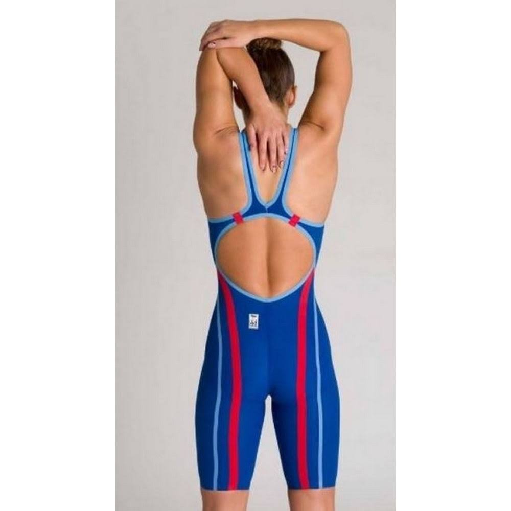 Arena Powerskin Carbon Core FX Open Back Ocean Blue 26