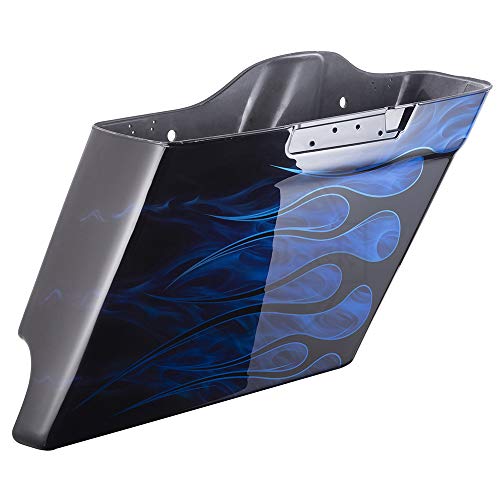 Vivid Black Saddlebags Saddle Bags Fit for 2014+ Harley/Davidson Touring, Motorcycle Accessories